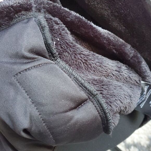 Plush Faux Fur Full Zip Jacket Black XL | 32 Degrees - Picture 9 of 9